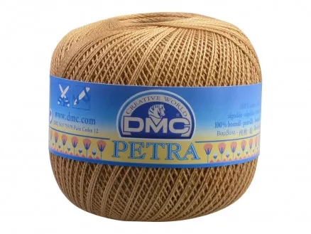 DMC Petra nro 8 Virkkauslanka Yksivärinen 53045 Beige