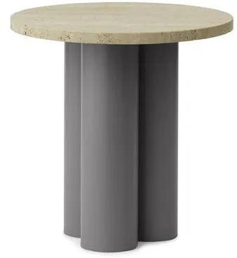 Normann Copenhagen Dit Sivupöytä Harmaa/Travertiini Light