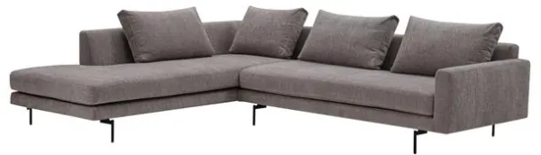Wendelbo Edge V2 Modulaarinen Sohva 12+34 Soft 3/Musta