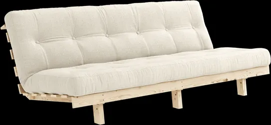 Karup Design Lean Vuodesohva Alpha Patjalla 130x200 Pellava/Raw